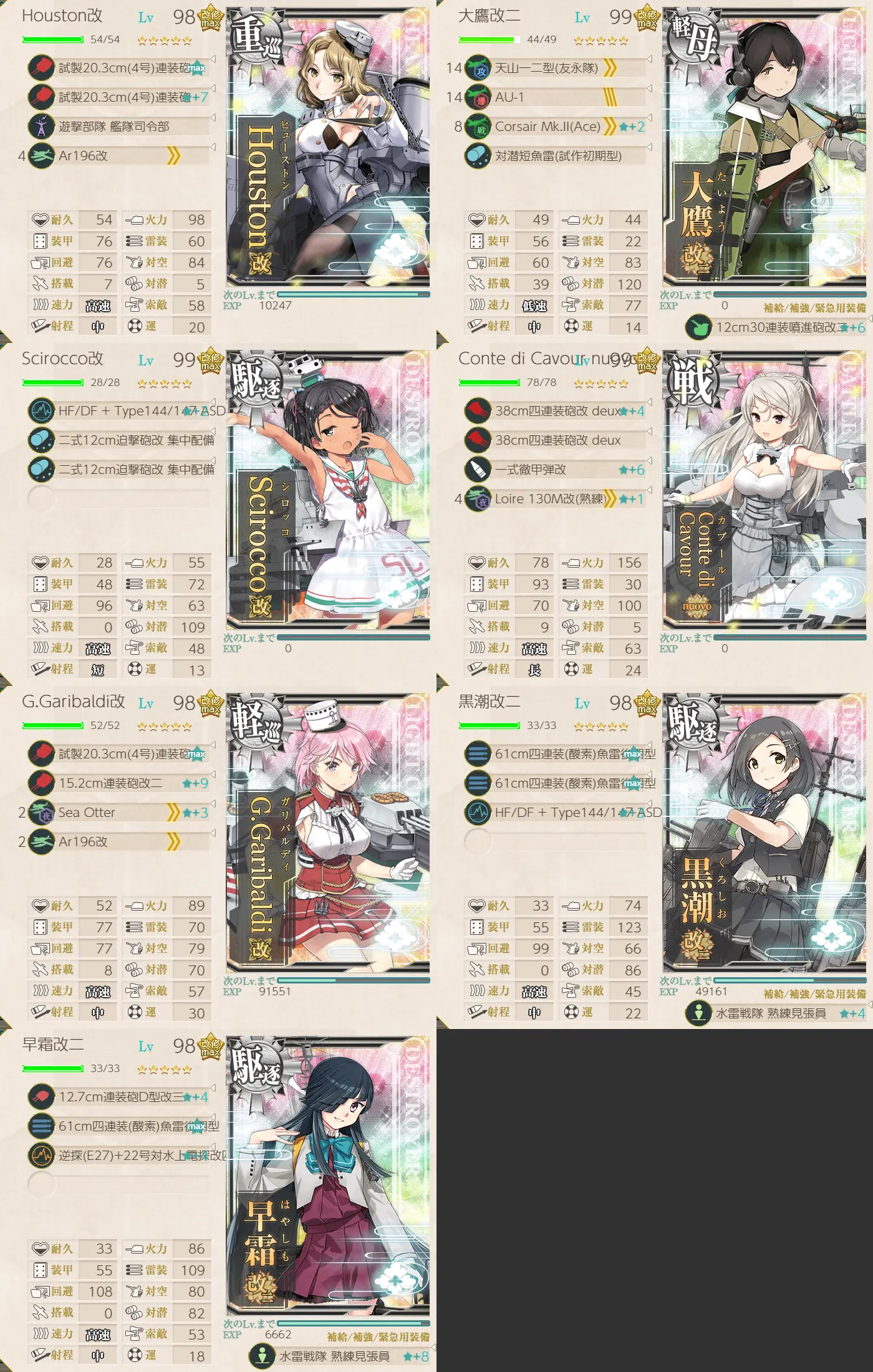 E1-2装甲破砕 Oマス 艦隊編成