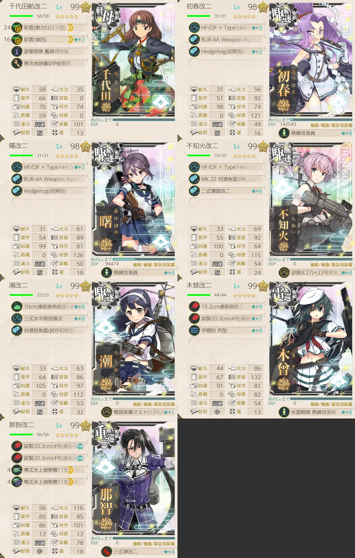 E5-4装甲破砕 Pマス 艦隊編成