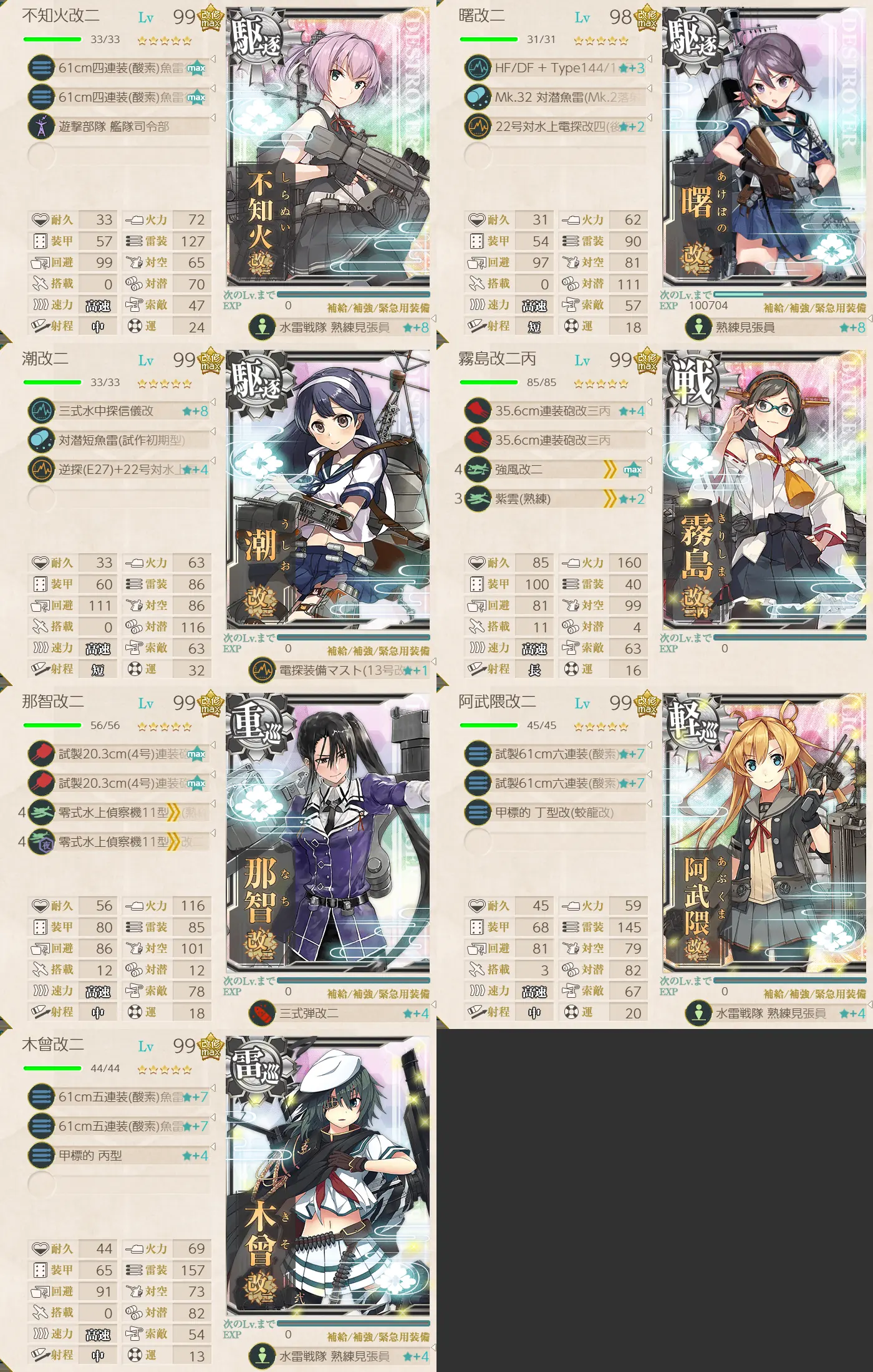 E5-2 艦隊編成